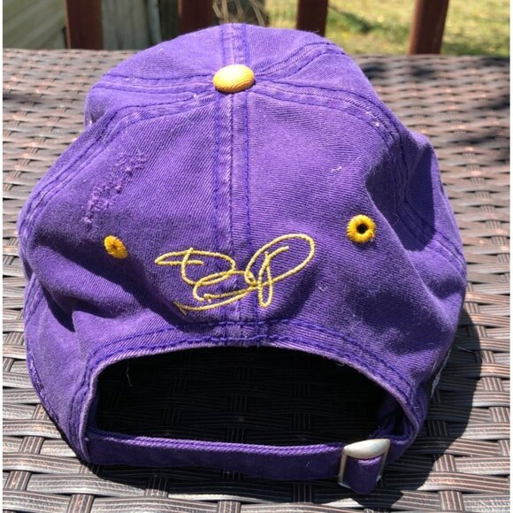 Crown Royal Distressed Purple Baseball Cap Embroidered Roush Fenway #26 Adj Hat - Picture 6 of 13